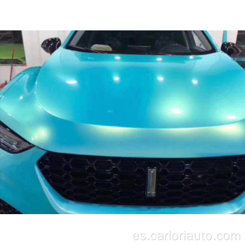 Fantasía metálica Hielo azul coche vinilo envoltura